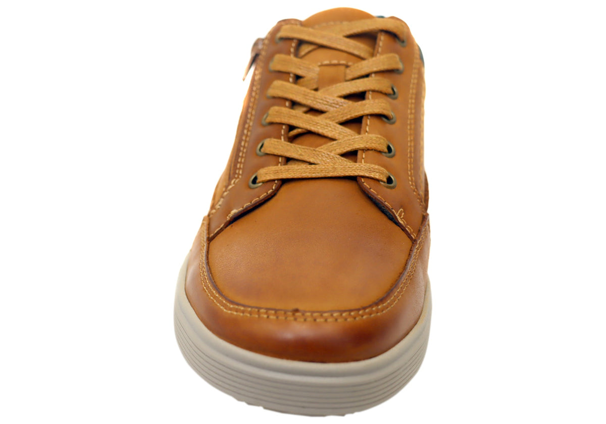 Explorer Rico Mens Comfortable Leather Lace Up Casual Shoes