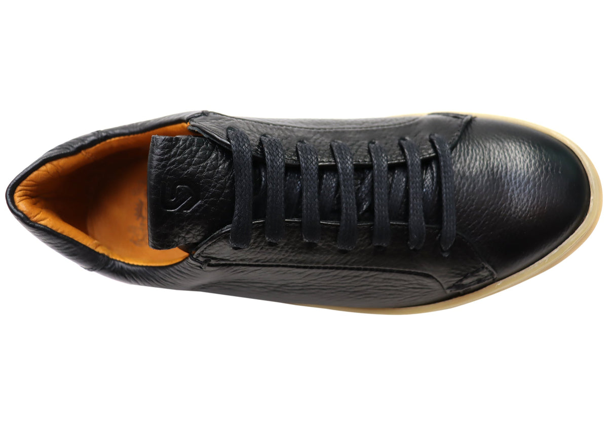 Savelli Gill Mens Comfort Leather Lace Up Casual Shoes Made In Brazil