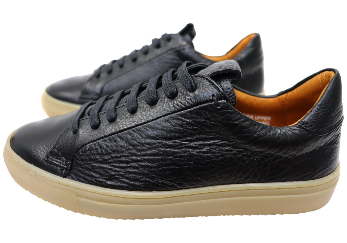 Savelli Gill Mens Comfort Leather Lace Up Casual Shoes Made In Brazil