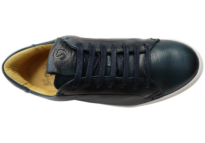 Savelli Gill Mens Comfort Leather Lace Up Casual Shoes Made In Brazil