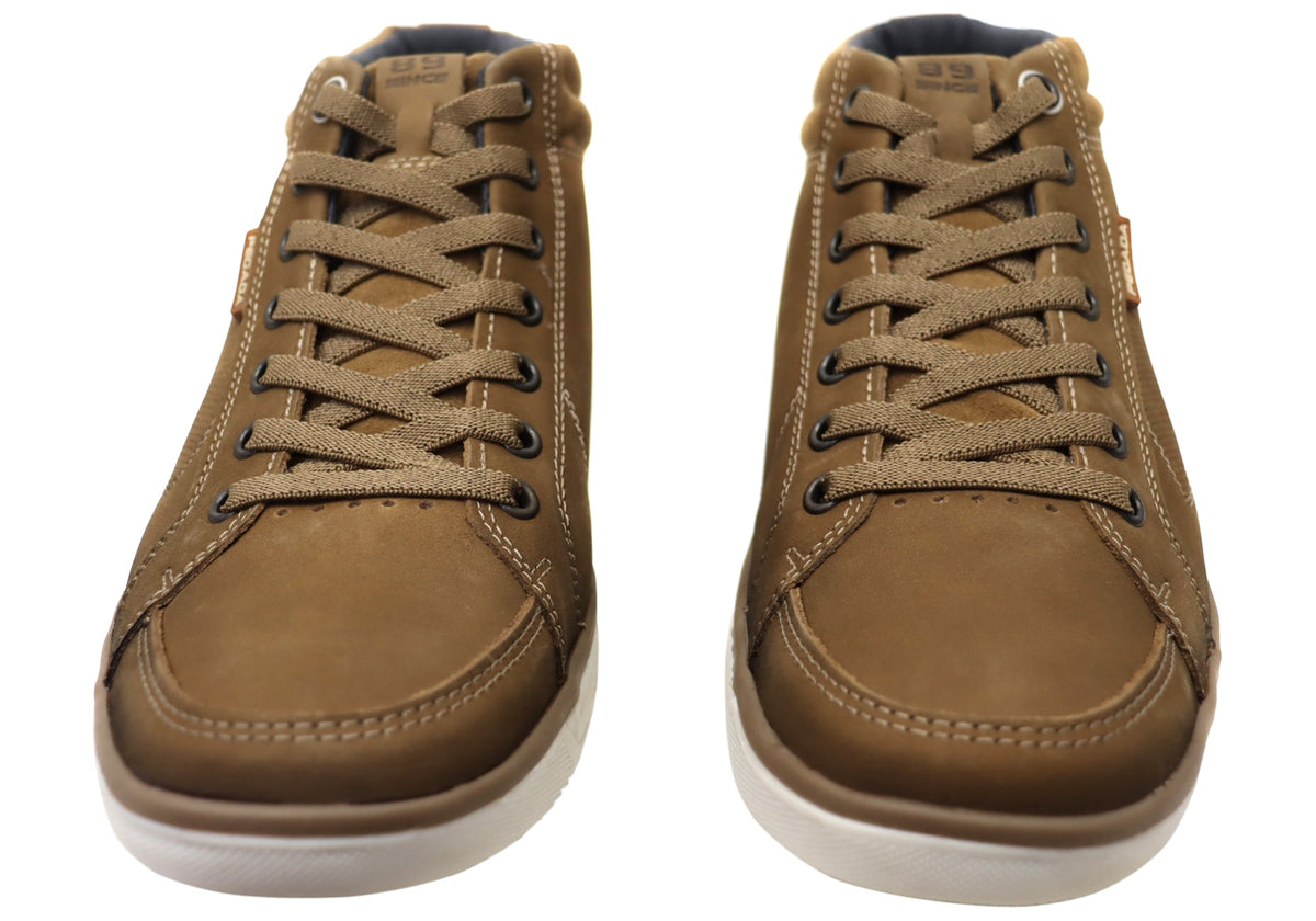 Pegada Mission Mens Comfortable Leather Boots Made In Brazil