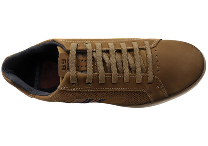 Pegada Transit Mens Leather Slip On Casual Shoes Made In Brazil