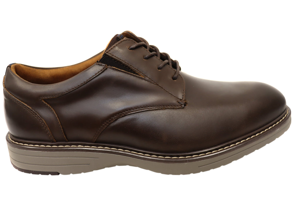 Nunn Bush By Florsheim Mens EE Extra Wide Griff Plain Toe Shoes