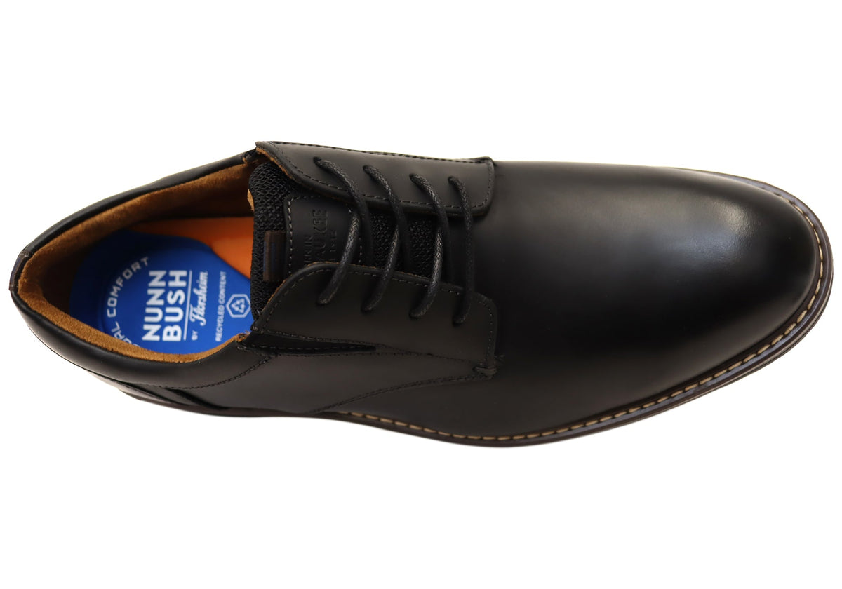 Nunn Bush By Florsheim Mens EE Extra Wide Griff Plain Toe Shoes