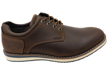 Nunn Bush By Florsheim Mens EE Extra Wide Circuit Plain Leather Shoes