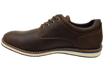 Nunn Bush By Florsheim Mens EE Extra Wide Circuit Plain Leather Shoes
