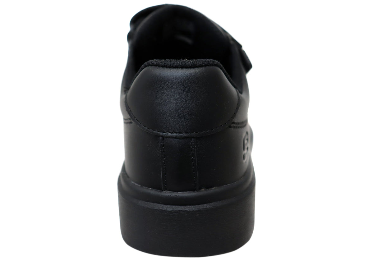 Skechers Unisex Kids Smooth Tracks Classic Stride Leather School Shoes