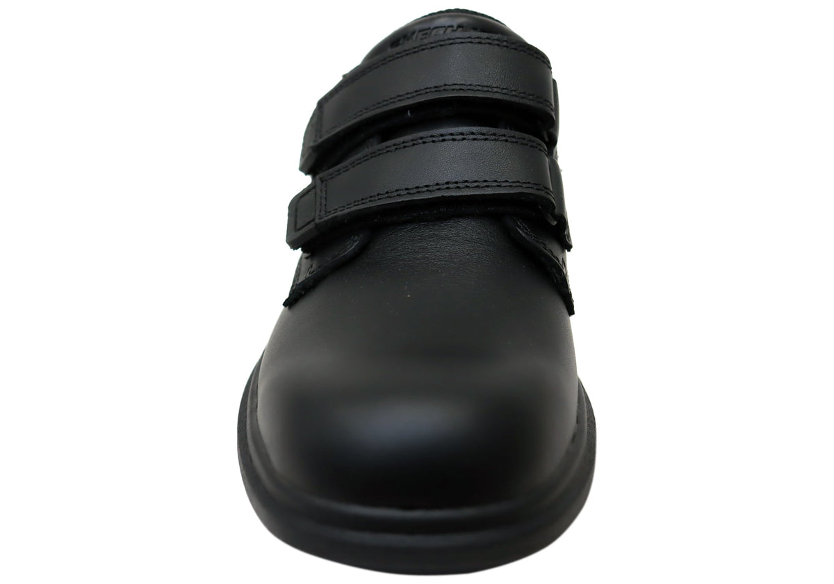 Skechers Unisex Kids Smooth Tracks Classic Stride Leather School Shoes