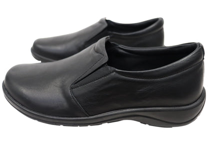 Cabello Comfort Dove Extra Wide Womens Leather Comfortable Shoes