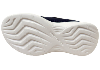 Skechers Boys Kids Selectors Reset Achieved Shoes Navy Blue