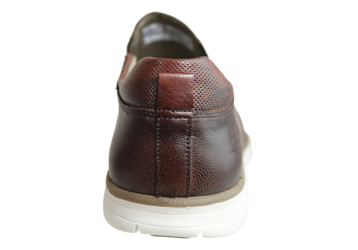 Ferricelli Pauly Mens Leather Dress Casual Shoes Made In Brazil