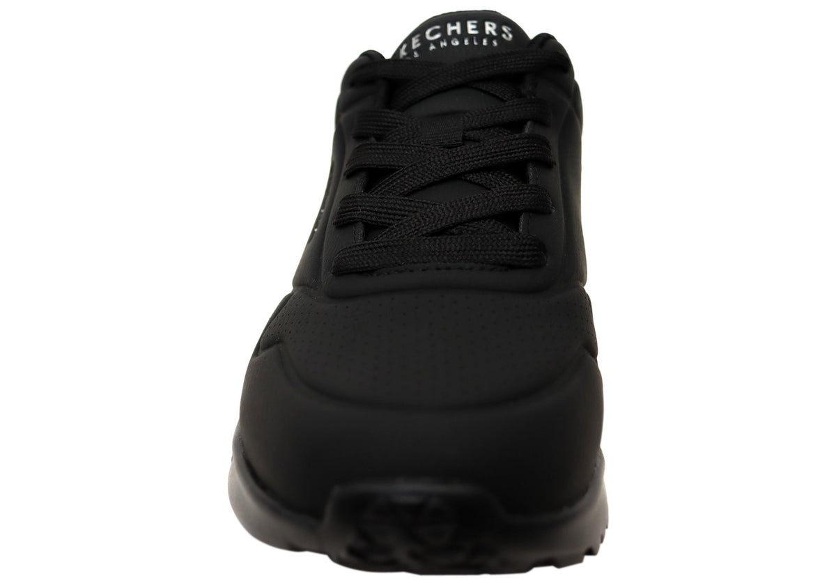 Skechers Mens Uno Lite Lite Work Comfortable Lace Up Shoes
