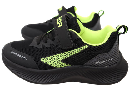 Sfida Kaleido Kids Boys Comfortable Adjustable Strap Athletic Shoes