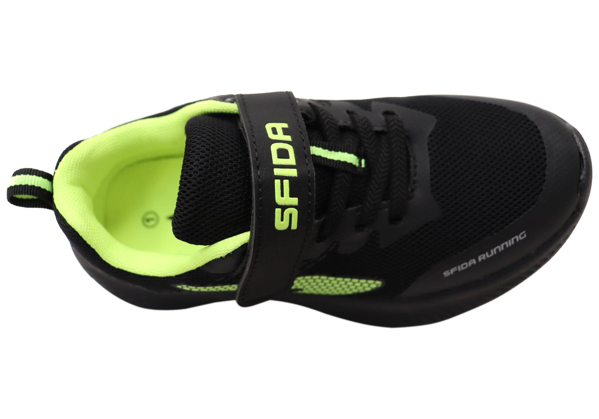 Sfida Kaleido Kids Boys Comfortable Adjustable Strap Athletic Shoes
