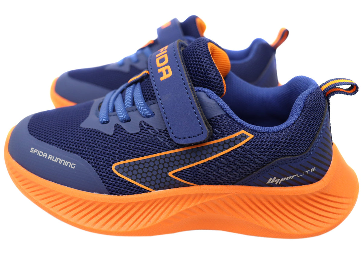 Sfida Kaleido Kids Boys Comfortable Adjustable Strap Athletic Shoes
