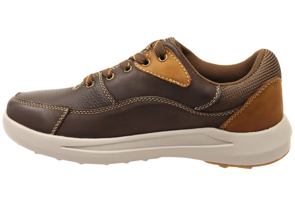 Explorer Rodger Mens Comfortable Leather Lace Up Casual Shoes
