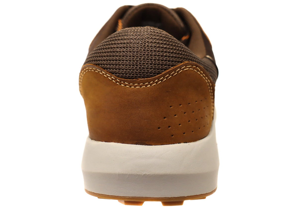 Explorer Rodger Mens Comfortable Leather Lace Up Casual Shoes