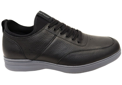Hush Puppies Lotad Mens Extra Wide Width Leather Comfortable Shoes