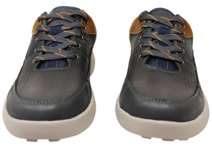 Explorer Rodger Mens Comfortable Leather Lace Up Casual Shoes