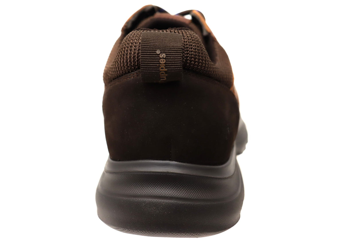 Hush Puppies Atlas Mens Extra Wide Width Leather Comfortable Shoes