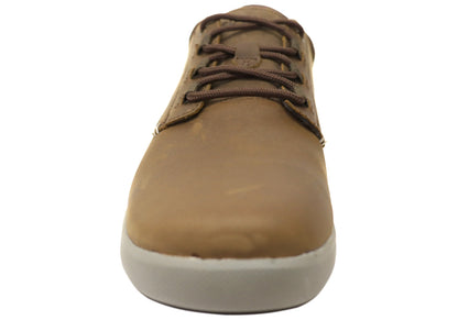 Slatters Griffin Mens Comfortable Leather Lace Up Casual Shoes
