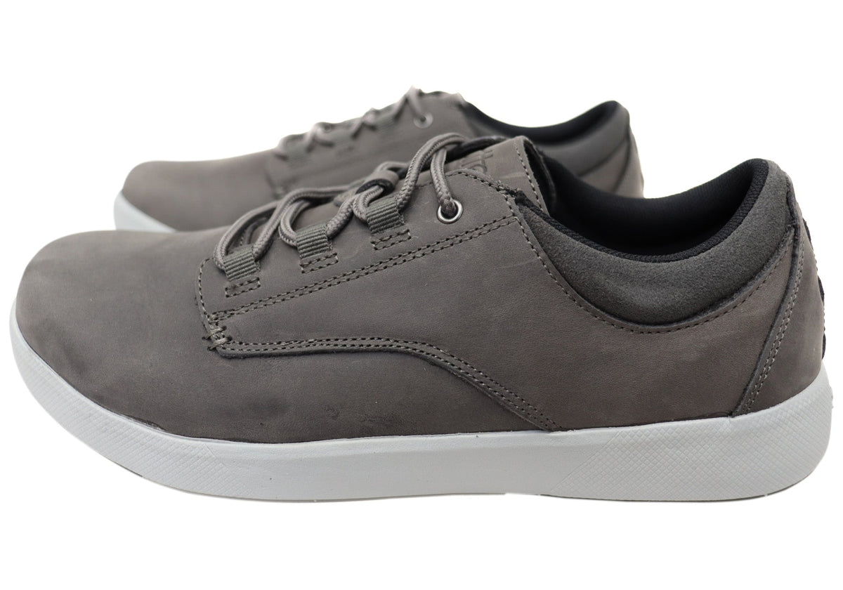 Slatters Griffin Mens Comfortable Leather Lace Up Casual Shoes