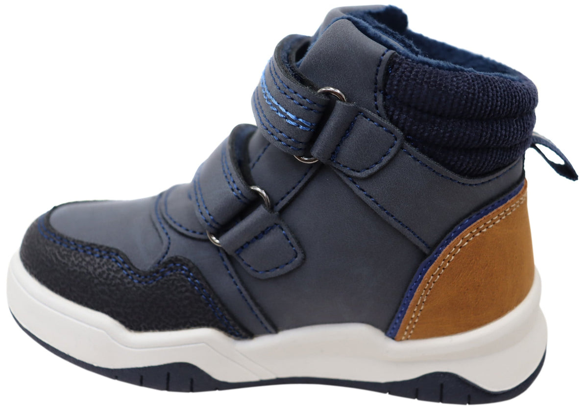Grosby Alfie Boys Kids Comfortable Boots With Adjustable Straps