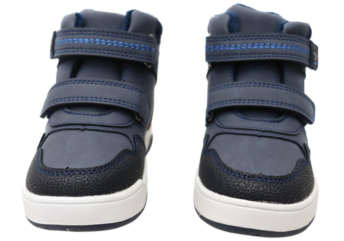 Grosby Alfie Boys Kids Comfortable Boots With Adjustable Straps