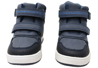 Grosby Alfie Boys Kids Comfortable Boots With Adjustable Straps