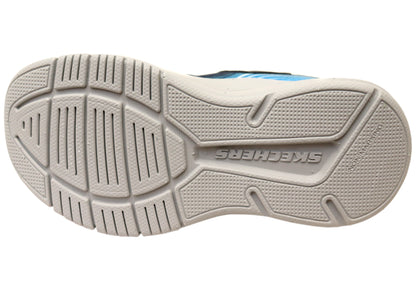 Skechers Kids Infants Boys Microspec Advance Shoes Navy Blue