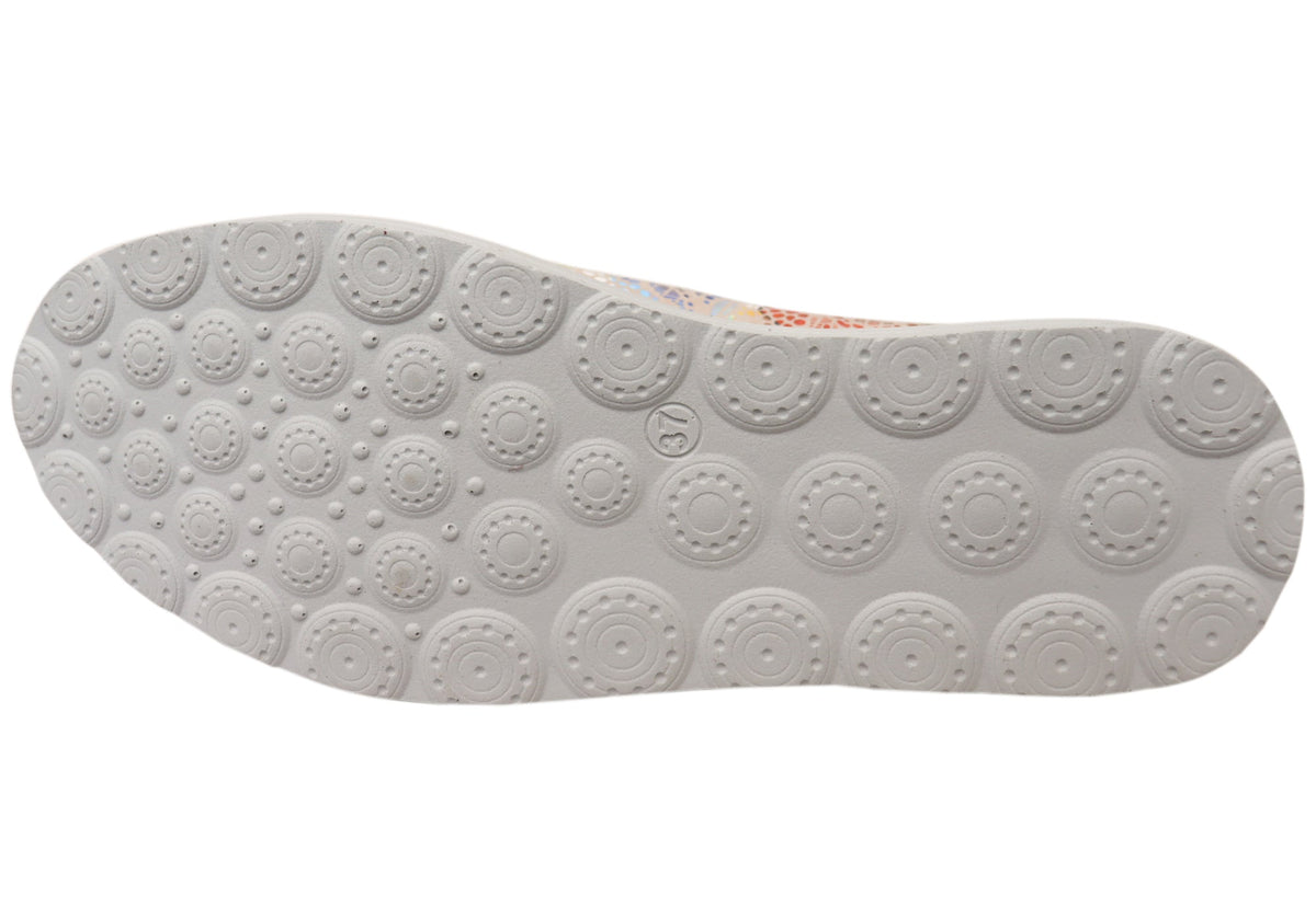 Orizonte Flowerdrum Womens Comfortable Leather European Shoes