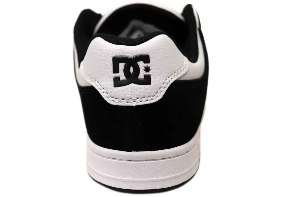 DC Shoes Mens Comfortable Leather Manteca 4 Shoes White Black Black