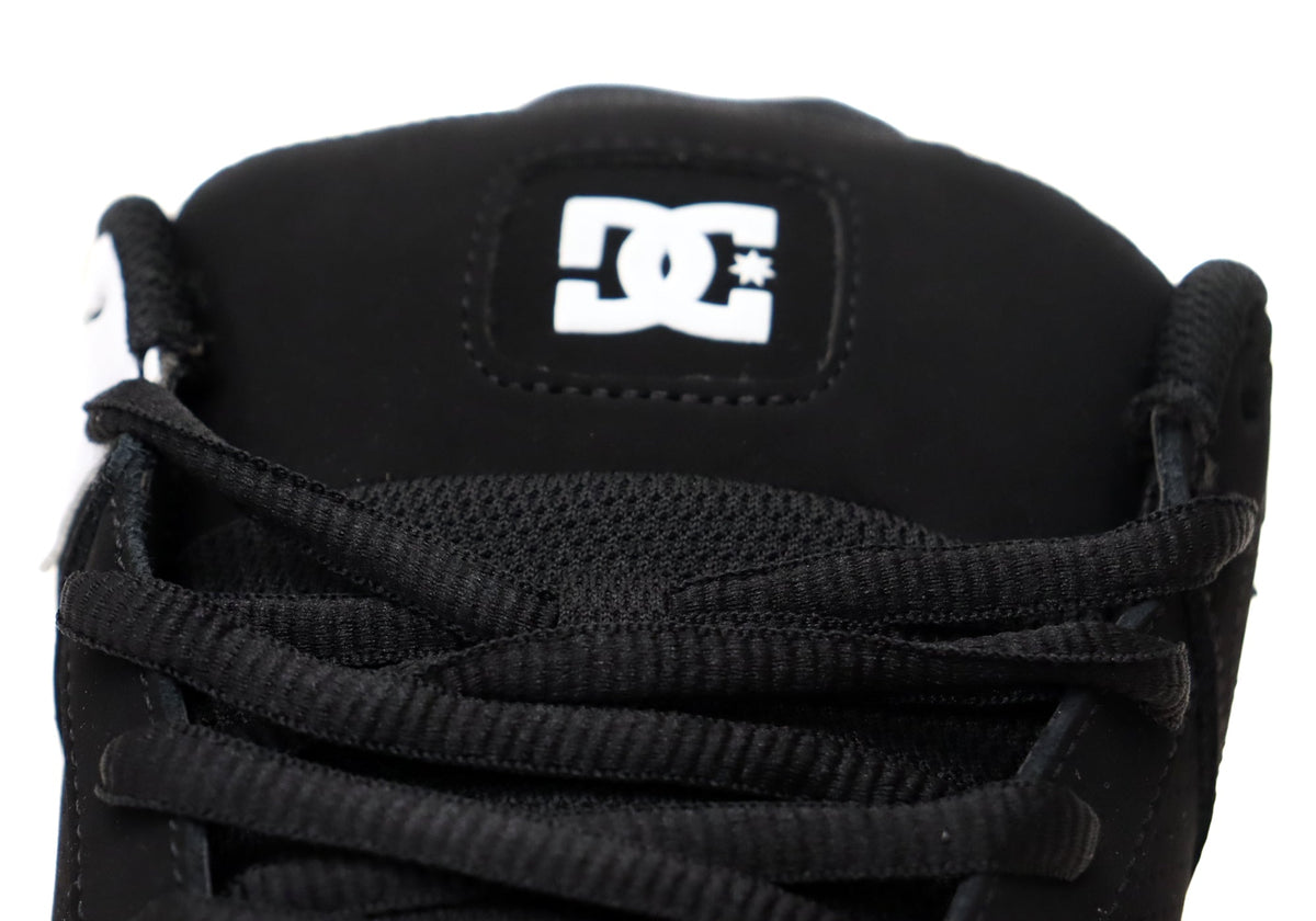 DC Shoes Mens Comfortable Leather DC Command Shoes Black White