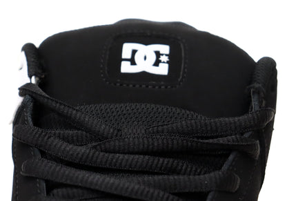 DC Shoes Mens Comfortable Leather DC Command Shoes Black White