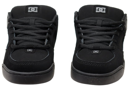 DC Shoes Mens Comfortable Leather DC Command Shoes Black