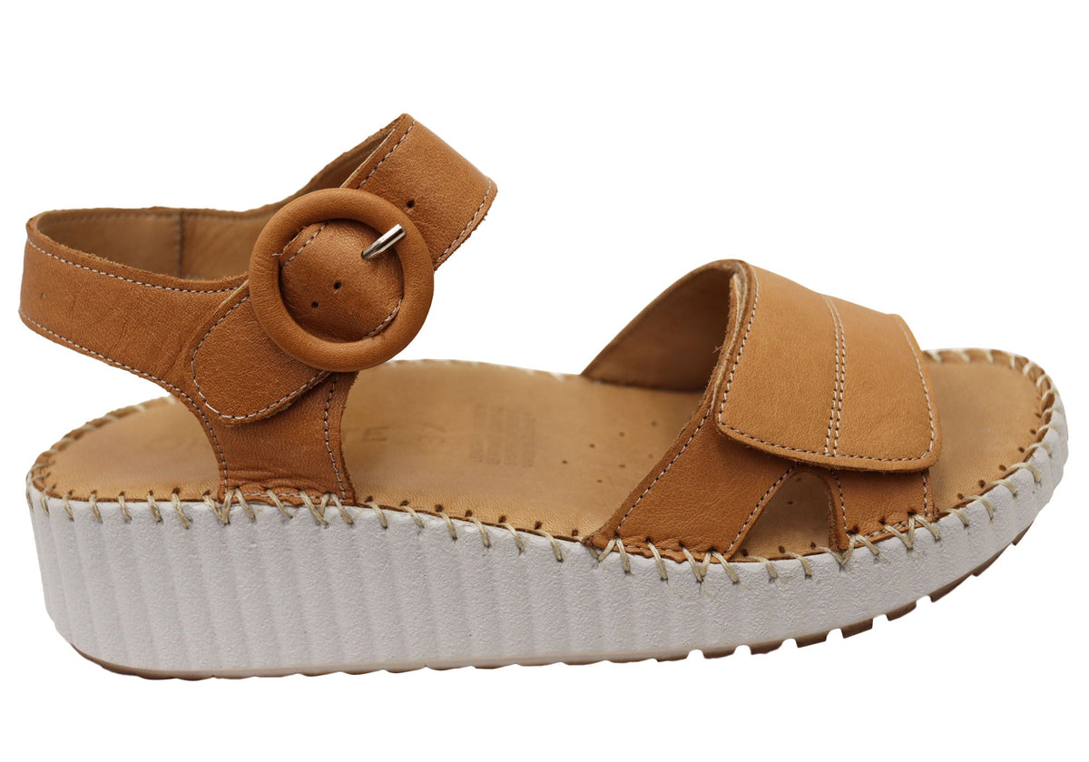 Orizonte Serenestride Womens Comfortable European Leather Sandals