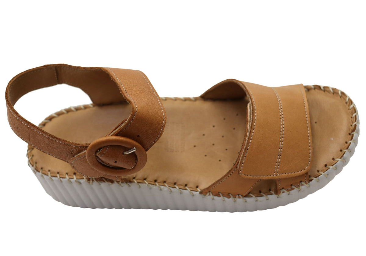 Orizonte Serenestride Womens Comfortable European Leather Sandals