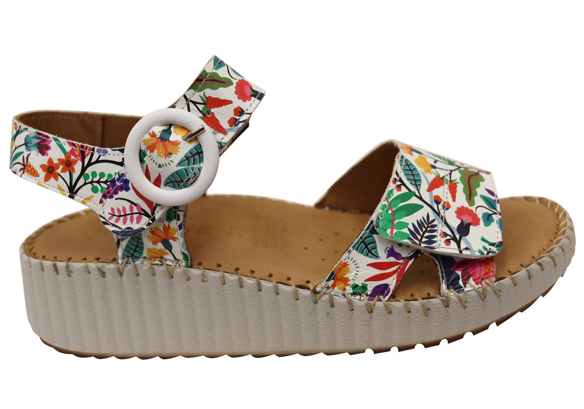 Orizonte Serenestride Womens Comfortable European Leather Sandals