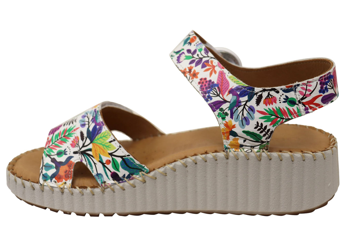 Orizonte Serenestride Womens Comfortable European Leather Sandals