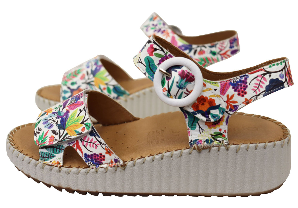 Orizonte Serenestride Womens Comfortable European Leather Sandals