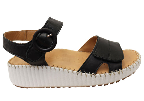 Orizonte Serenestride Womens Comfortable European Leather Sandals