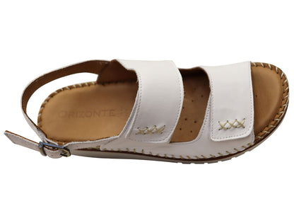 Orizonte Ivoryembrace Womens Comfortable European Leather Sandals