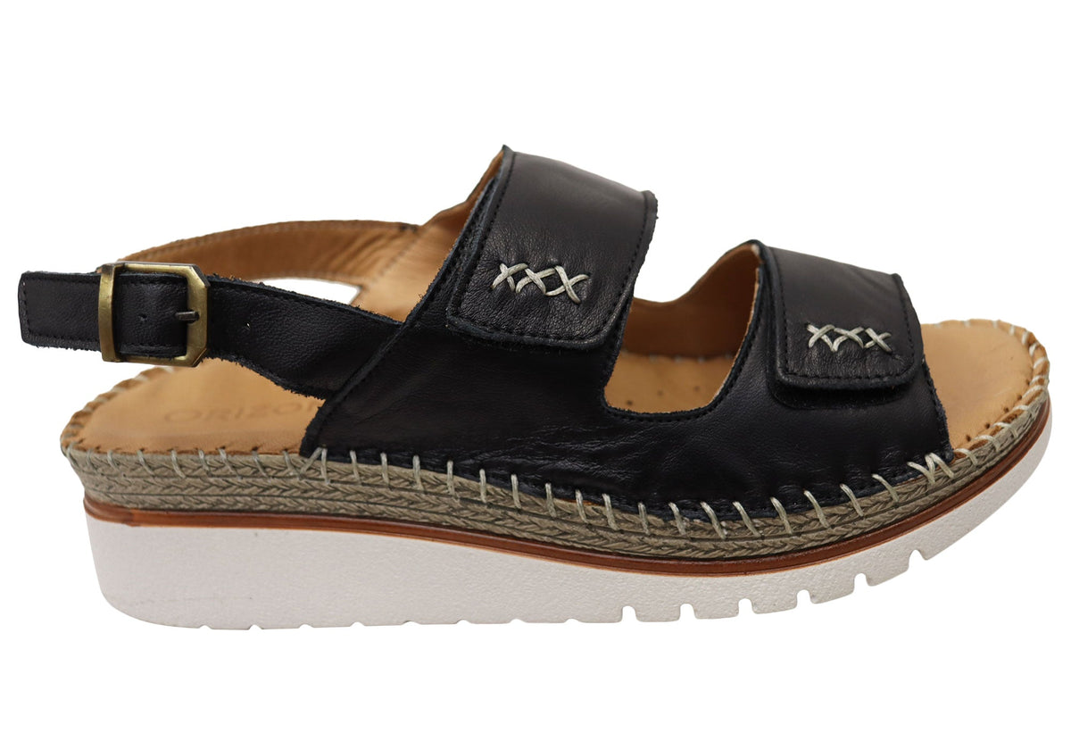 Orizonte Ivoryembrace Womens Comfortable European Leather Sandals