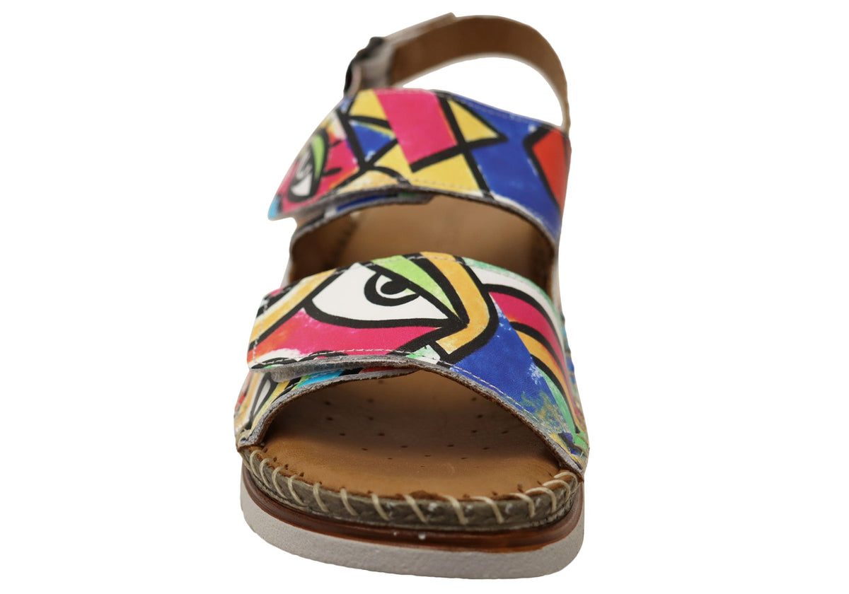 Orizonte Ivoryembrace Womens Comfortable European Leather Sandals