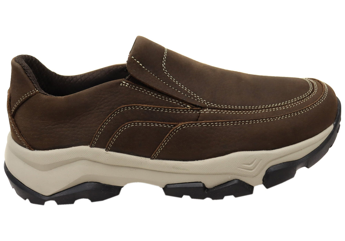 Rockport Ease RO Mens Leather Comfortable Slip On Shoes
