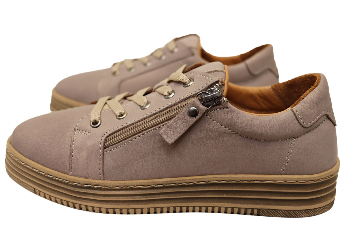 Cabello Comfort Cyra Womens Leather European Leather Casual Shoes