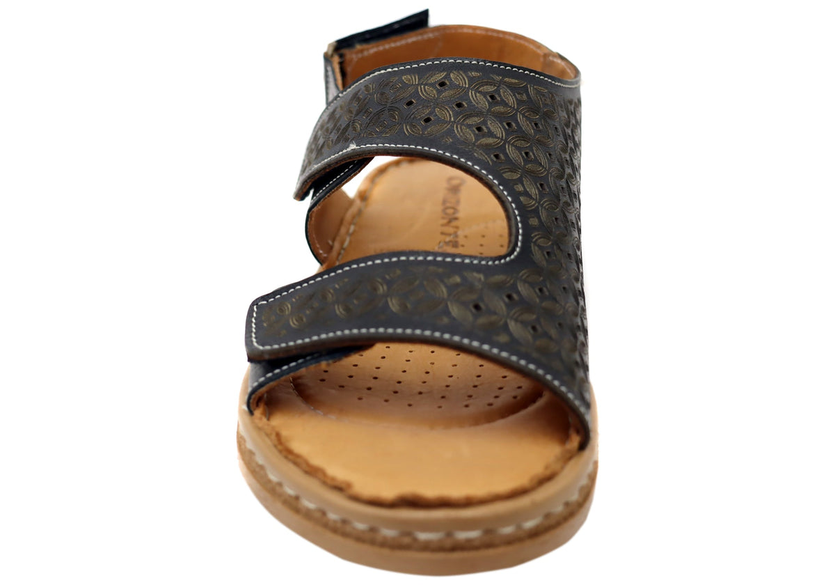 Orizonte Freedomwalk Womens Comfortable European Leather Sandals