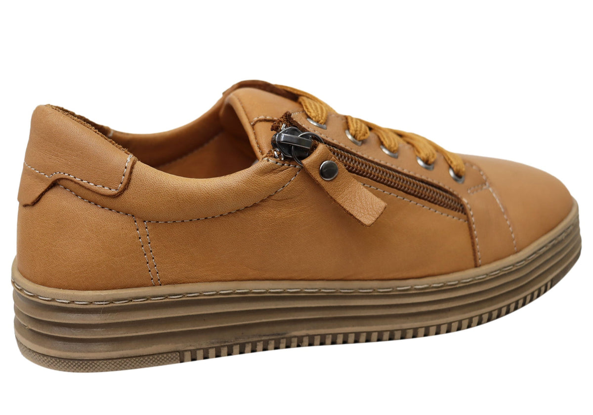 Cabello Comfort Cyra Womens Leather European Leather Casual Shoes
