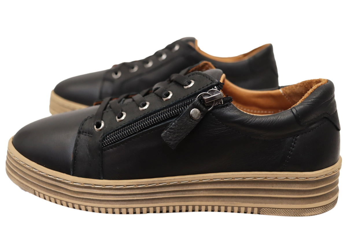 Cabello Comfort Cyra Womens Leather European Leather Casual Shoes