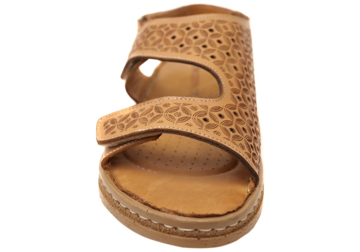 Orizonte Freedomwalk Womens Comfortable European Leather Sandals